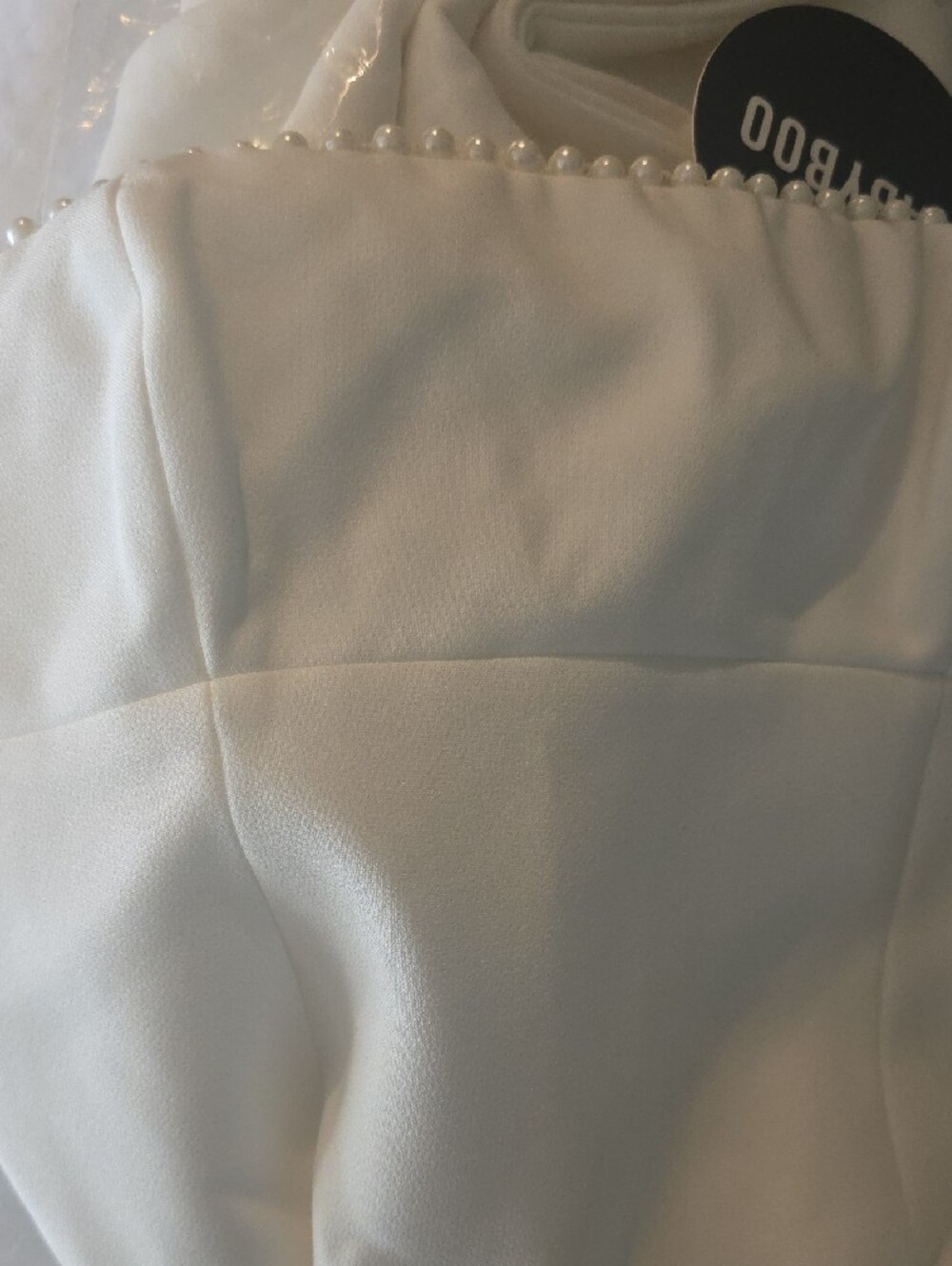 Babyboo Magnolia Maxi Weeding Ivory Bow Dress - Picture 13 of 15